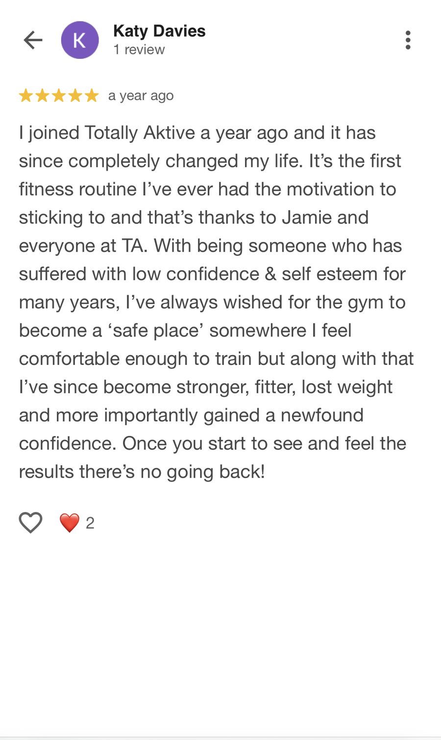 Member review