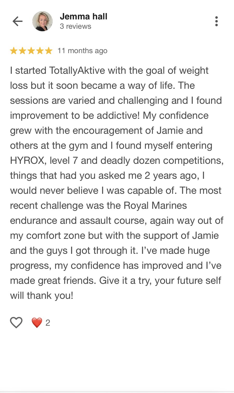 Member review